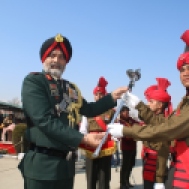 Passing out young soldiers from the State of J&K